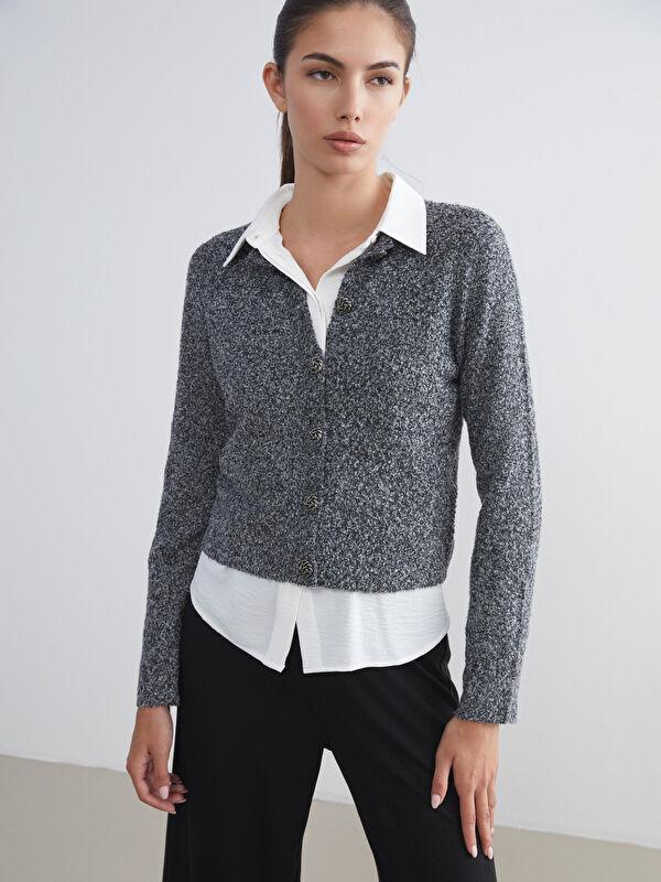 LCWAIKIKI Classic Crew Neck Women's Cardigan