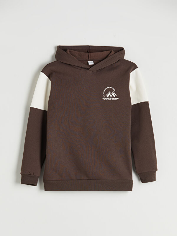 LCW Kids Kapüşonlu Erkek Çocuk Sweatshirt