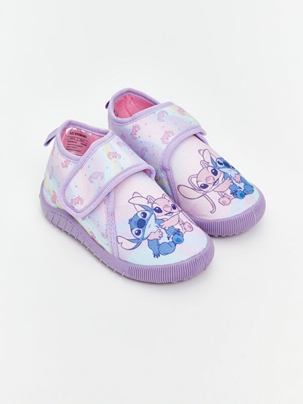 LCW STEPS Lilo ve Stitch Baskılı Kız Çocuk Panduf