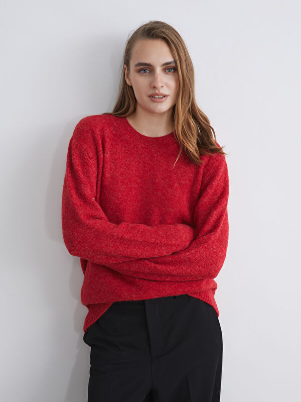 LCWAIKIKI Classic Rundhalsausschnitt Damen Strickpullover