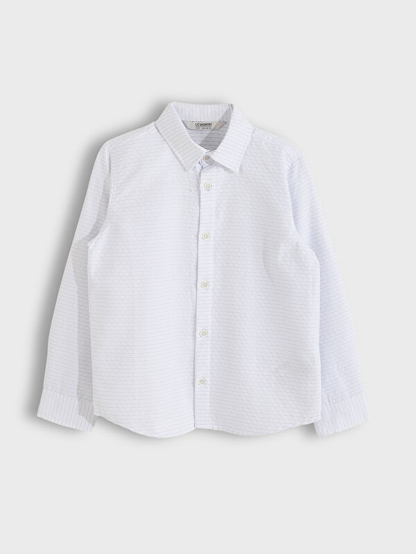 LCW Kids Dobby Fabric Boys' Shirt