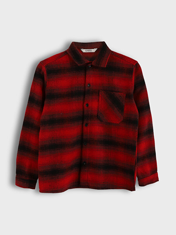 LCW Kids Plaid Long Sleeve Boys' Shirt
