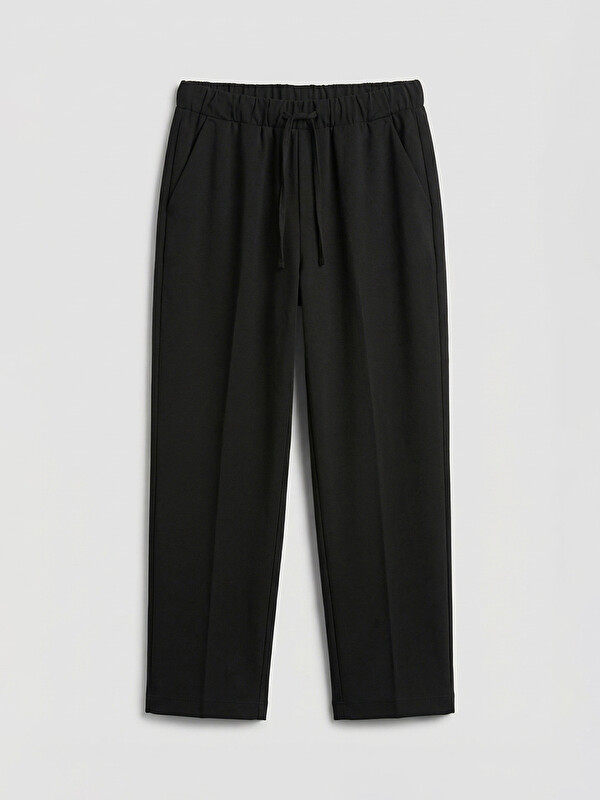 LCW Grace Ženske pantalone sa elastičnim pojasom za plus size.