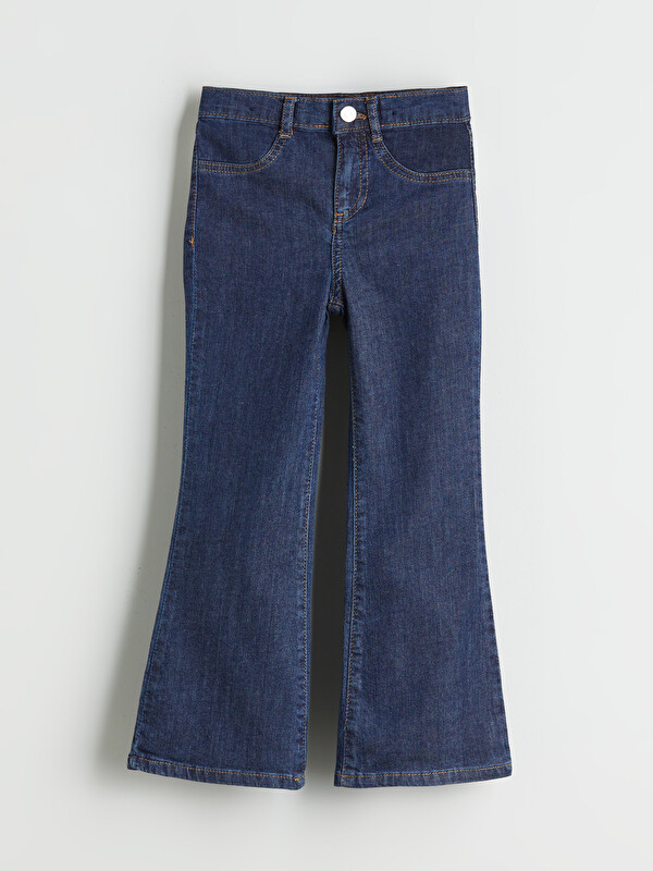 LCW ECO İspanyol Paça Kız Çocuk Jean Pantolon
