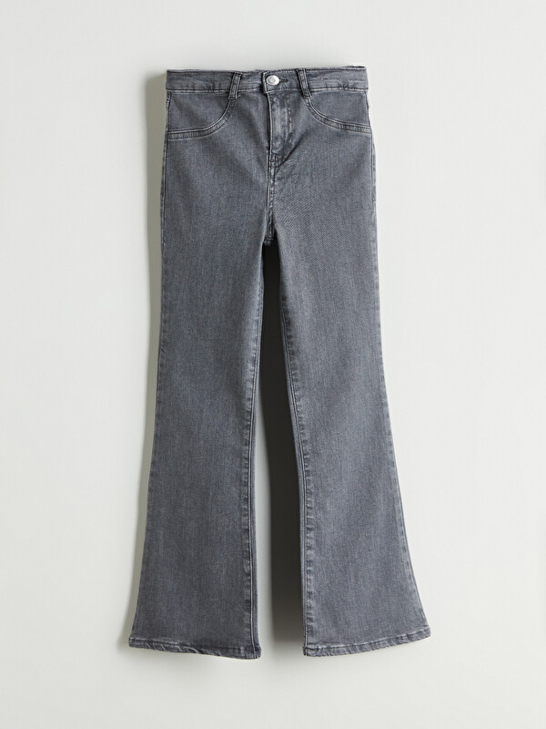 LCW ECO İspanyol Paça Kız Çocuk Jean Pantolon