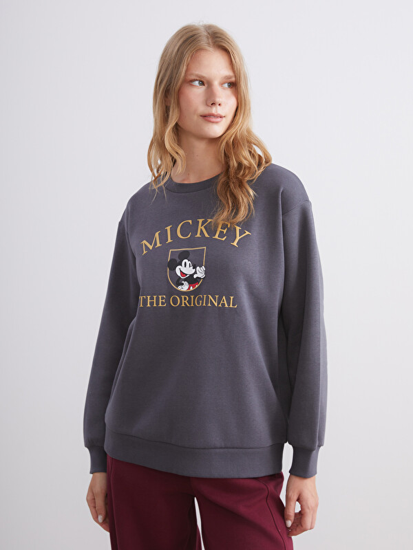 XSIDE Mickey Mouse Printed Women's Thick Sweatshirt