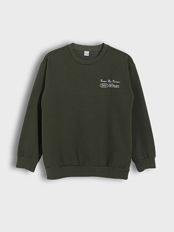 LCW Kids Crew Neck Boys' Sweatshirt