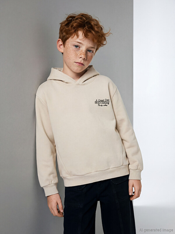 LCW Kids Hooded Boys' Sweatshirt