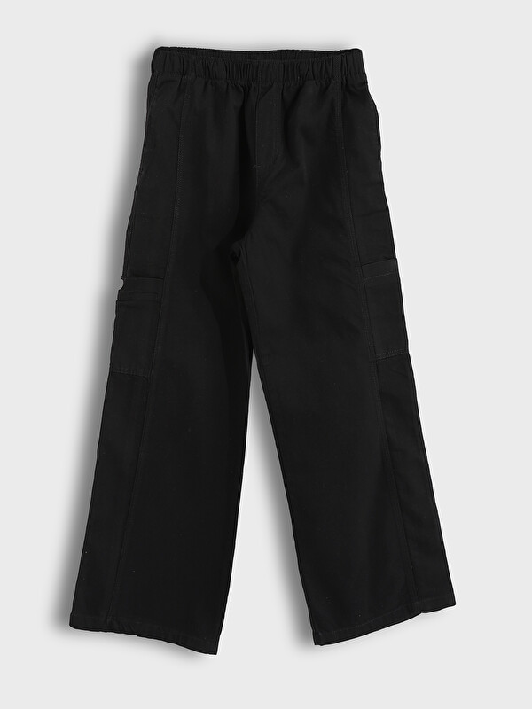 LCW Kids Elasticated Waist Twill Girls' Trousers
