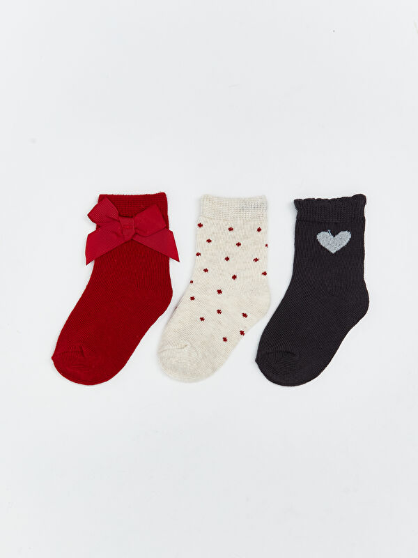 LCW baby Baby Girls' Ankle Socks 3-pack