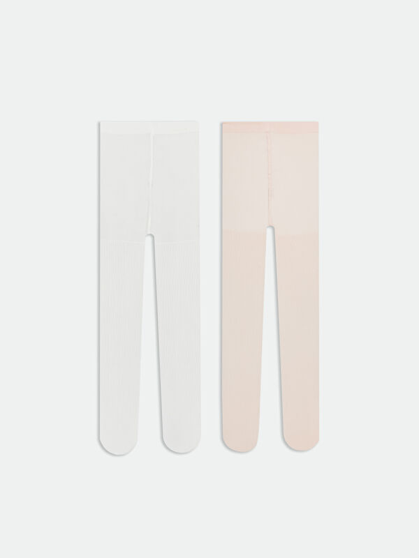 LCW baby Basic Baby Girls' Tights 2 Pack