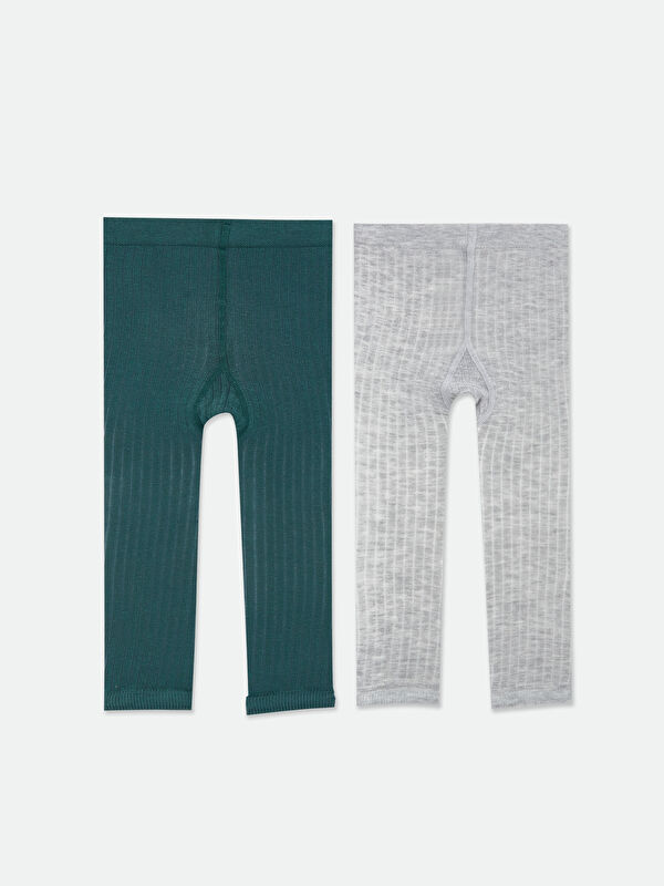 LCW baby Basic Erkek Bebek Külotlu Çorap 2'li