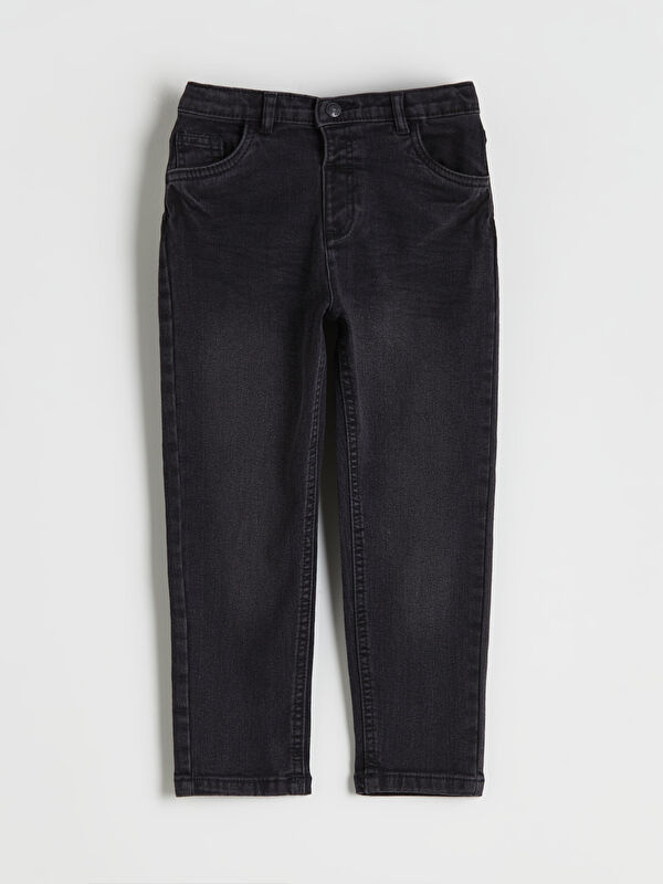 LCW Kids Beli Lastikli Slim Fit Erkek Çocuk Jean Pantolon