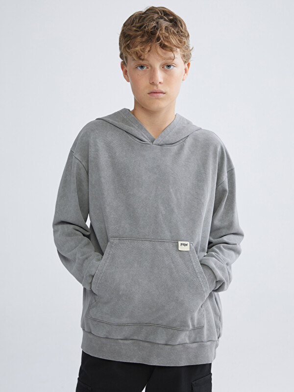 LCW Kids Kapüşonlu Erkek Çocuk Sweatshirt