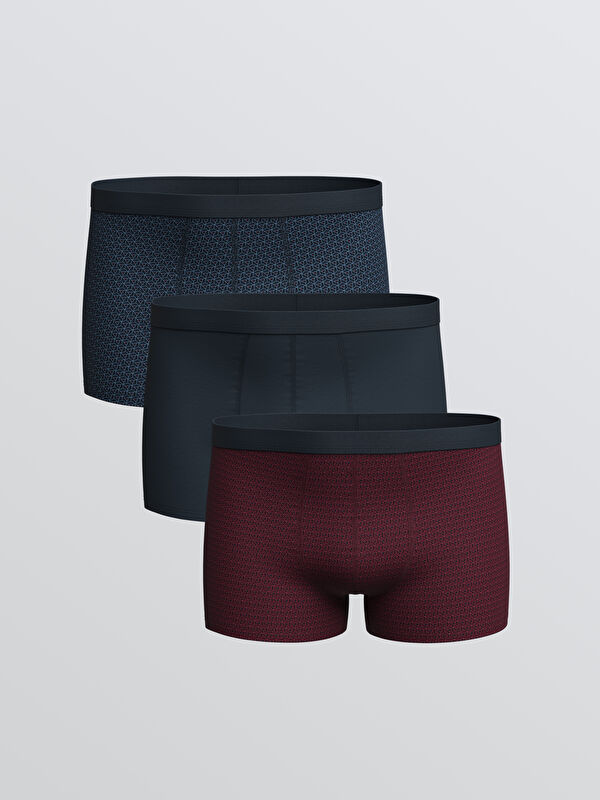 LC WAIKIKI Regular Fit Patterned Men's Boxer 3-Pack