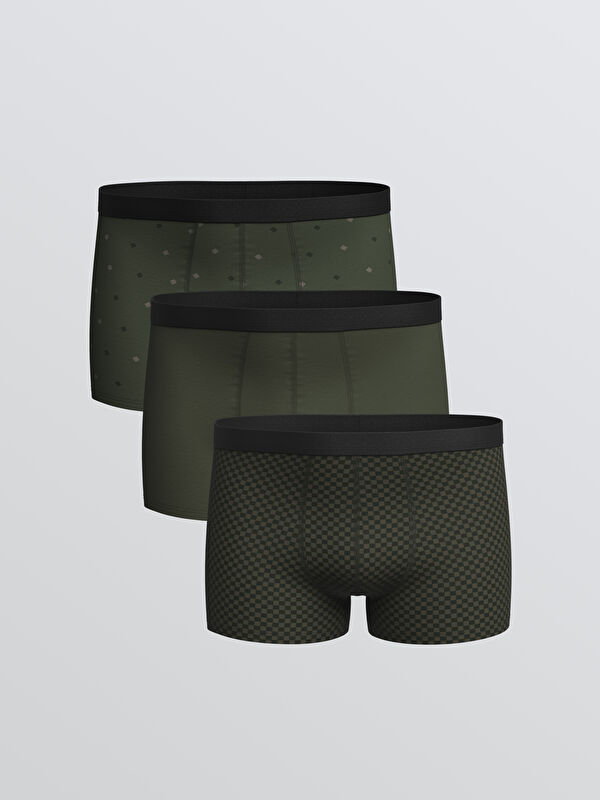 LC WAIKIKI Standard Fit Cotton Stretch Men's Boxer 3-pack