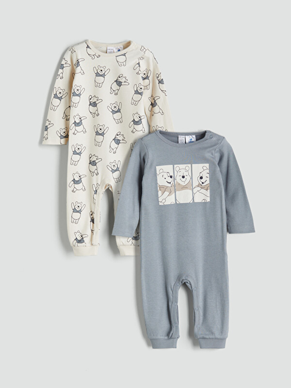 LCW baby Winnie The Pooh Lisanslı Erkek Bebek Tulum 2'li