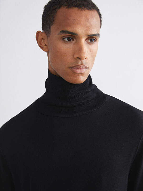 LCW Vision Fisherman's Collar Men's Knit Sweater
