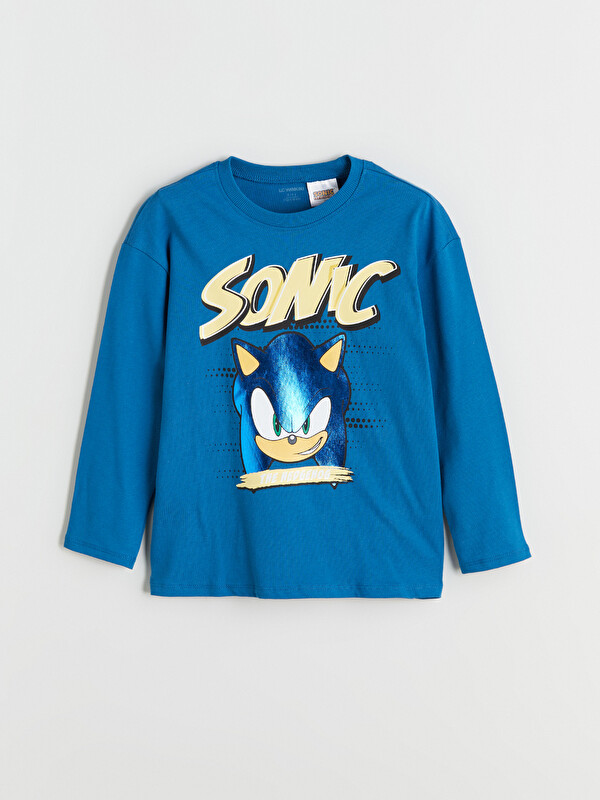 LCW Kids Sonic Baskılı Erkek Çocuk Tişört