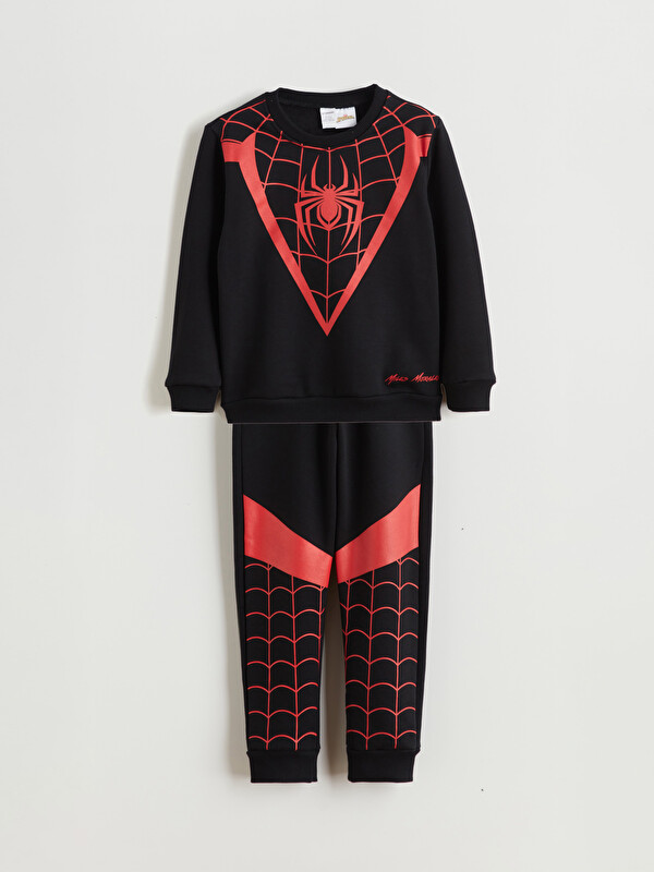 LCW Kids Spider-Man Baskılı Erkek Çocuk Eşofman Takımı