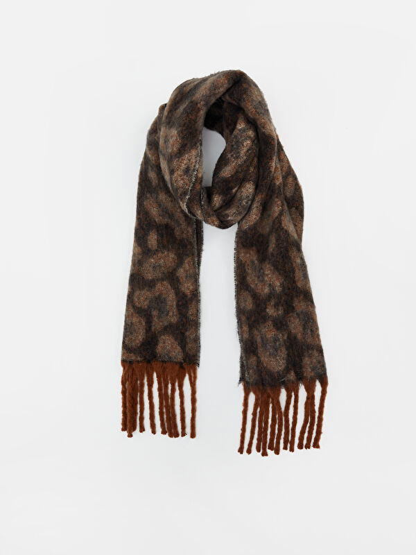 LCW ACCESSORIES Patterned Tasseled Women's Scarf