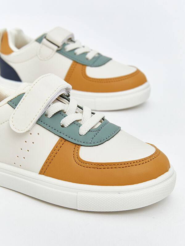 Bağcık ve Cırt Cırtlı Erkek Bebek Spor Ayakkabı - Görsel 4