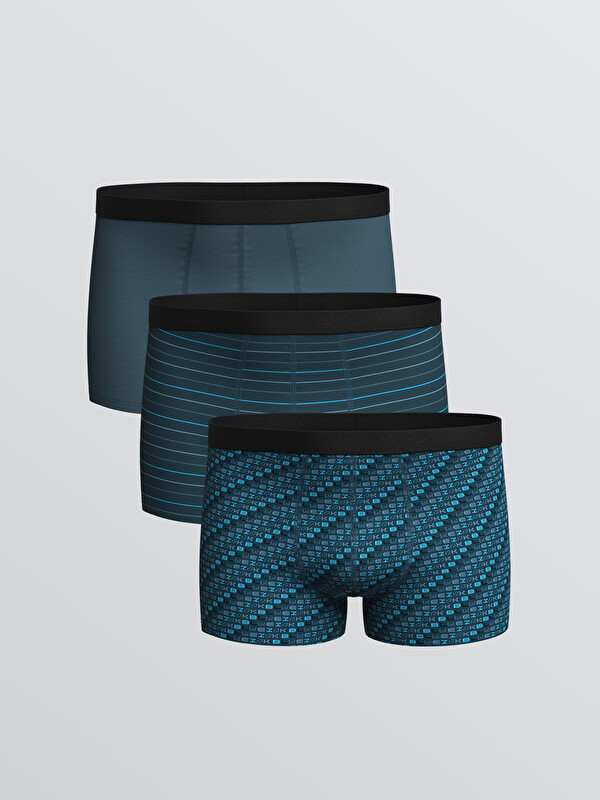 LC WAIKIKI Standard Fit Cotton Stretch Men's Boxer 3-pack