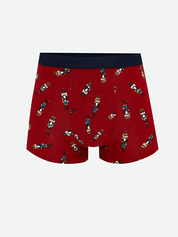 LC WAIKIKI Desenli Pamuklu Esnek Erkek Boxer