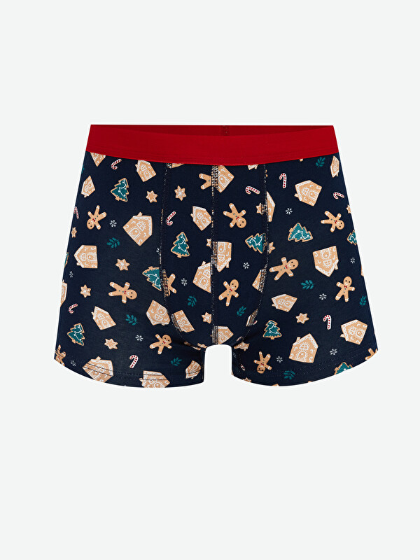 LC WAIKIKI Desenli Pamuklu Esnek Erkek Boxer
