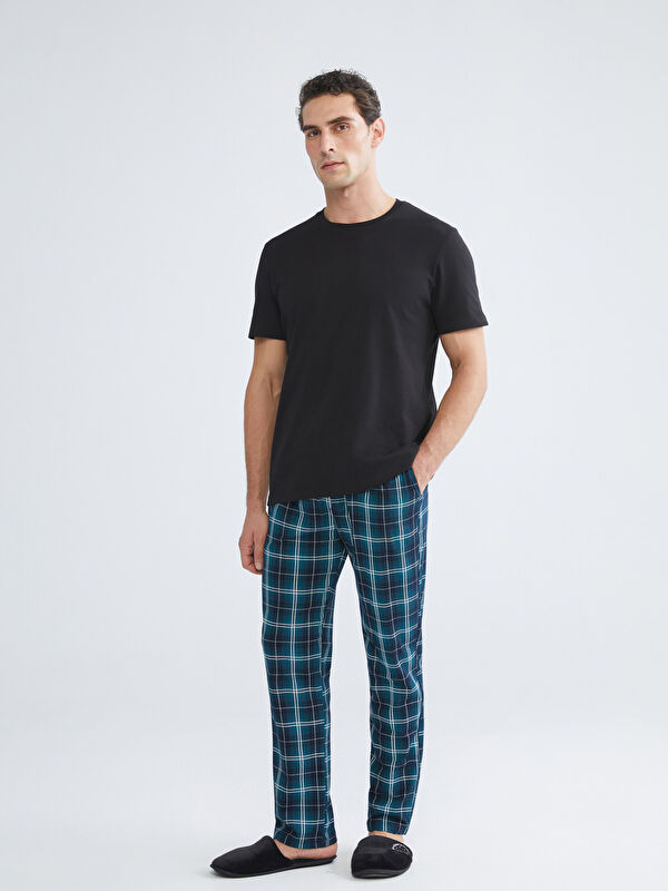 LC WAIKIKI Standart Kalıp Ekose Erkek Pijama Alt