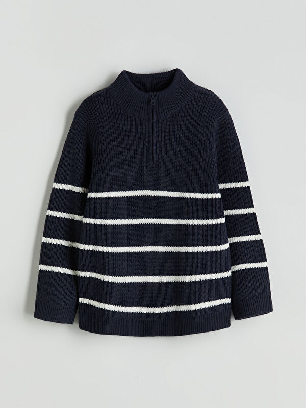 LCW Kids Pull-over en Tricot à Col Cheminée pour Garçons
