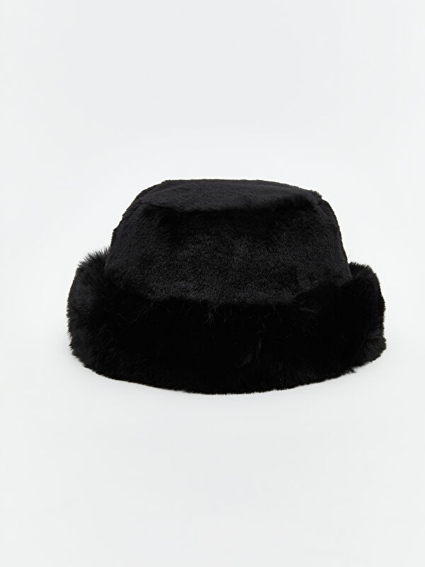 LCW ACCESSORIES Kürklü Kadın Bucket Şapka