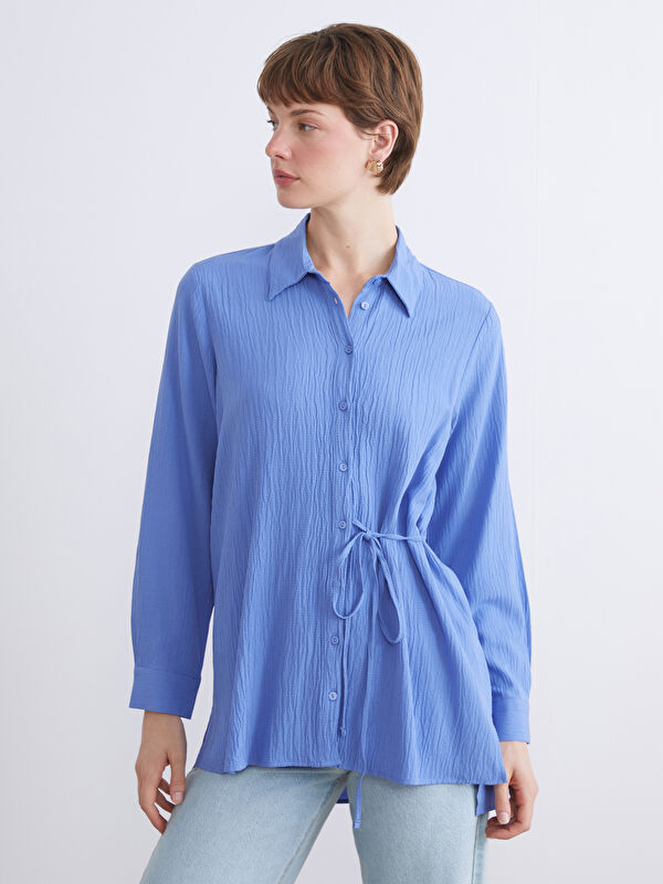 LCWAIKIKI Classic Textured Women's Shirt Tunic