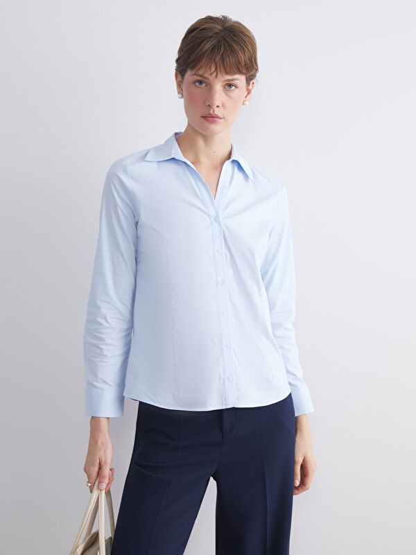 LCWAIKIKI Classic Poplin Kadın Gömlek