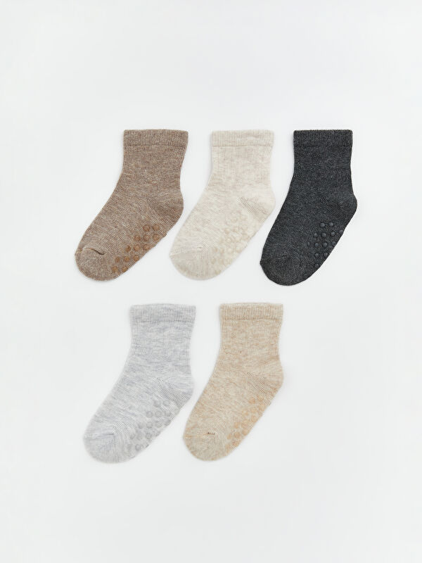 LCW baby Basic Baby Boys' Ankle Socks 5 Pack