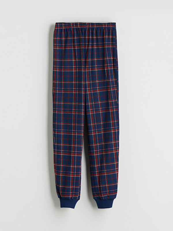 LCW Kids Beli Lastikli Ekose Erkek Çocuk Pijama Alt