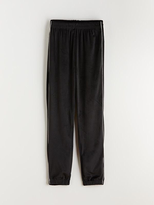LCW Kids Pantalons de survêtement jogger en velours pour Filles à taille élastiquée