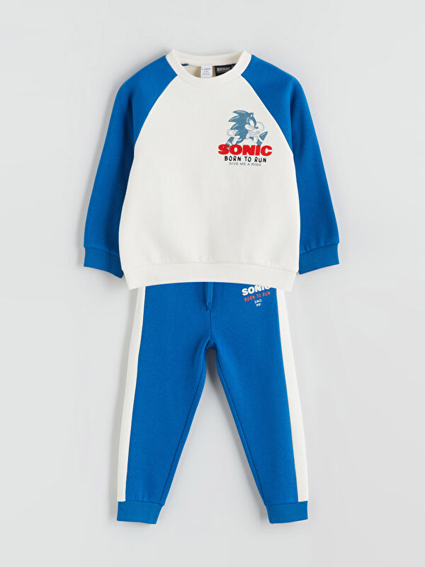LCW Kids Ұлдарға арналған sonic принтті свитшот пен спорттық шалбар