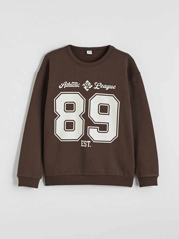 LCW Kids Baskılı Erkek Çocuk Sweatshirt