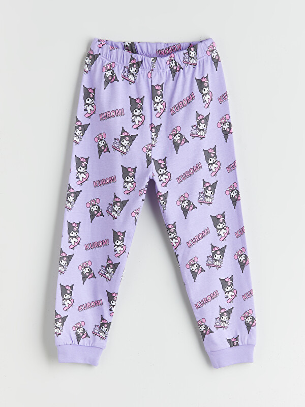 LCW Kids Beli Lastikli Kuromi Baskılı Kız Çocuk Pijama Altı
