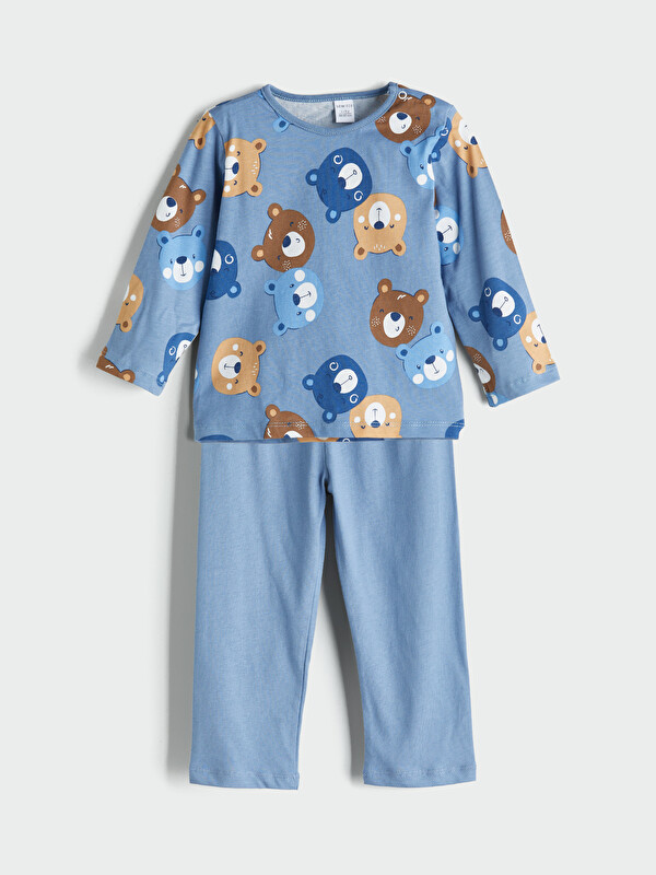 LCW ECO Set de Pijamale pentru Băieți cu Imprimeu Urs