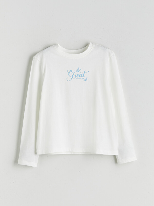 LCW Kids Crew Neck Girls' T-Shirt