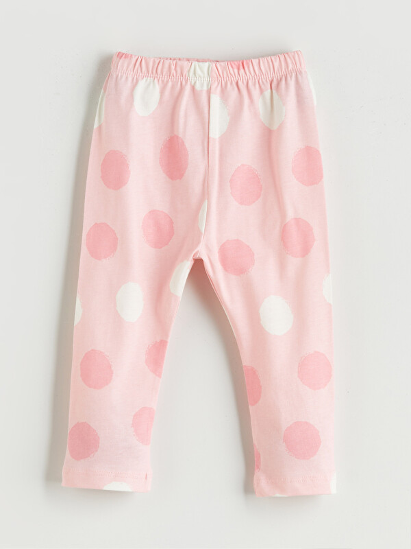 LCW ECO Elasticated Waist Printed Baby Girls' Pyjama Bottoms