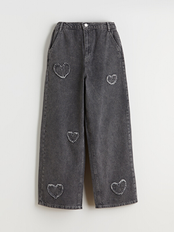 LCW Kids Wideleg Kız Çocuk Jean Pantolon