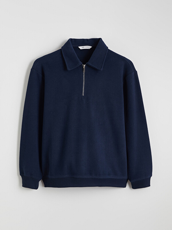 LCW Vision Polo Neck Men's Sweatshirt - W5FO13Z8-RFH - LC Waikiki