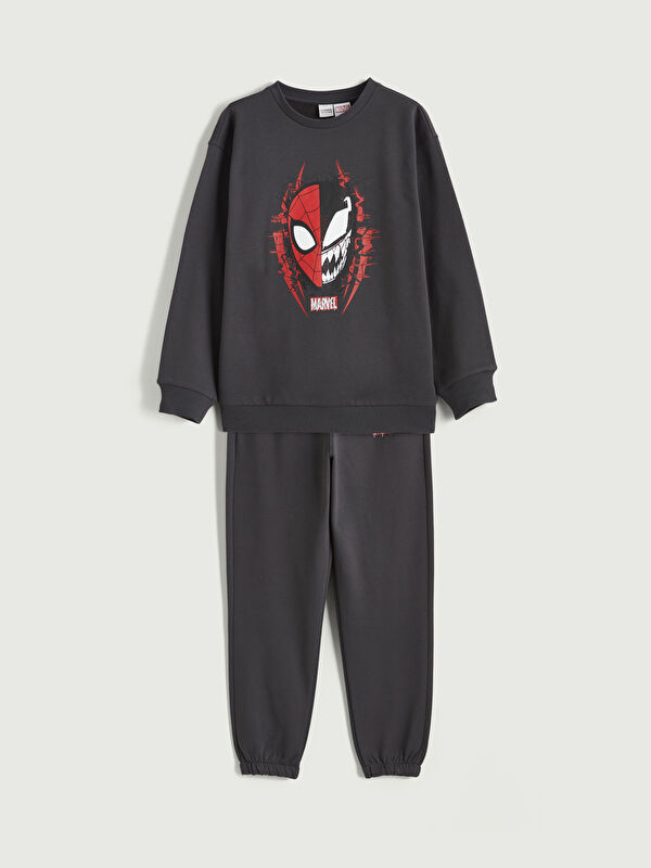 LCW Kids Spider-Man Baskılı Erkek Çocuk Eşofman Takımı