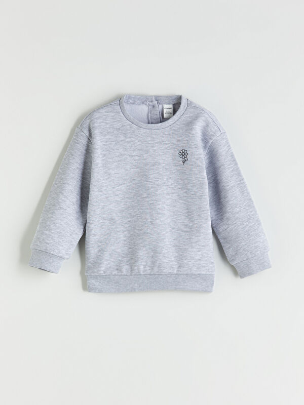LCW Kids Crew Neck Girls' Sweatshirt