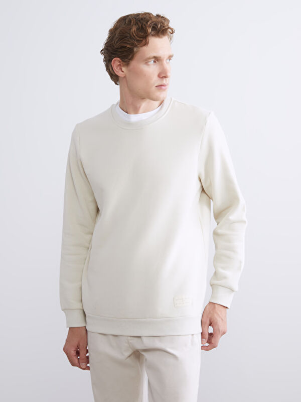 LC WAIKIKI Bisiklet Yaka Erkek Sweatshirt