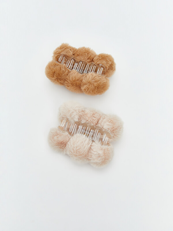 LCW JOY Plush Women's Claw Clip