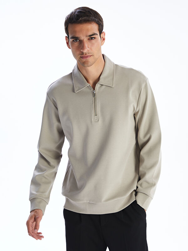 LCW Vision Polo Neck Men's Sweatshirt